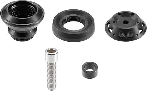 Miniatura 7 de X AUTOHAUX 2 carretes deslizantes de aleación de aluminio negro M10x1.5 de 0.394in