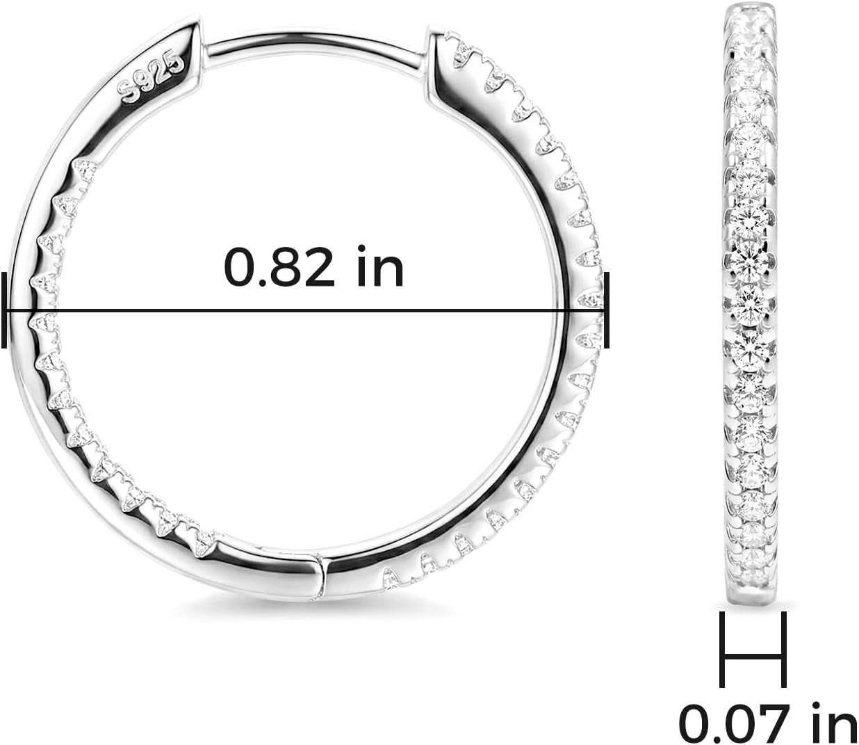 14K Gold Plated Hoop Earrings for Women,Hypoallergenic Gold Hoops Earrings with Cubic Zirconia Trendy Lightweight Cartilage Gold Earrings for Her Jewelry Gifts