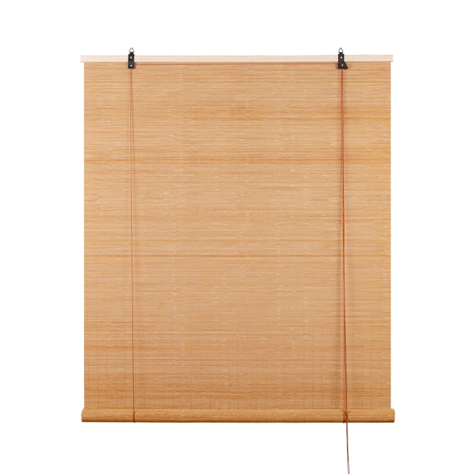 Store Enrouleur Bambou Naturel/Store Venitien Bois/Store Fenetre Occultant Exterieur,Protection Solaire Intimité Écran,pour Fenêtres/Portes,Personnalisable,Largeur×Hauteur (100cm x 230cm)