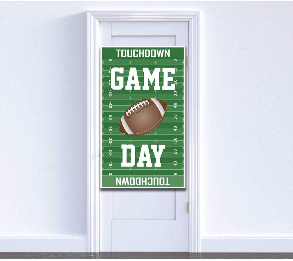 VictoryStore Banner - Football Game Day Door Banner, Size 3 Feet x 5 Feet - Waterproof Vinyl