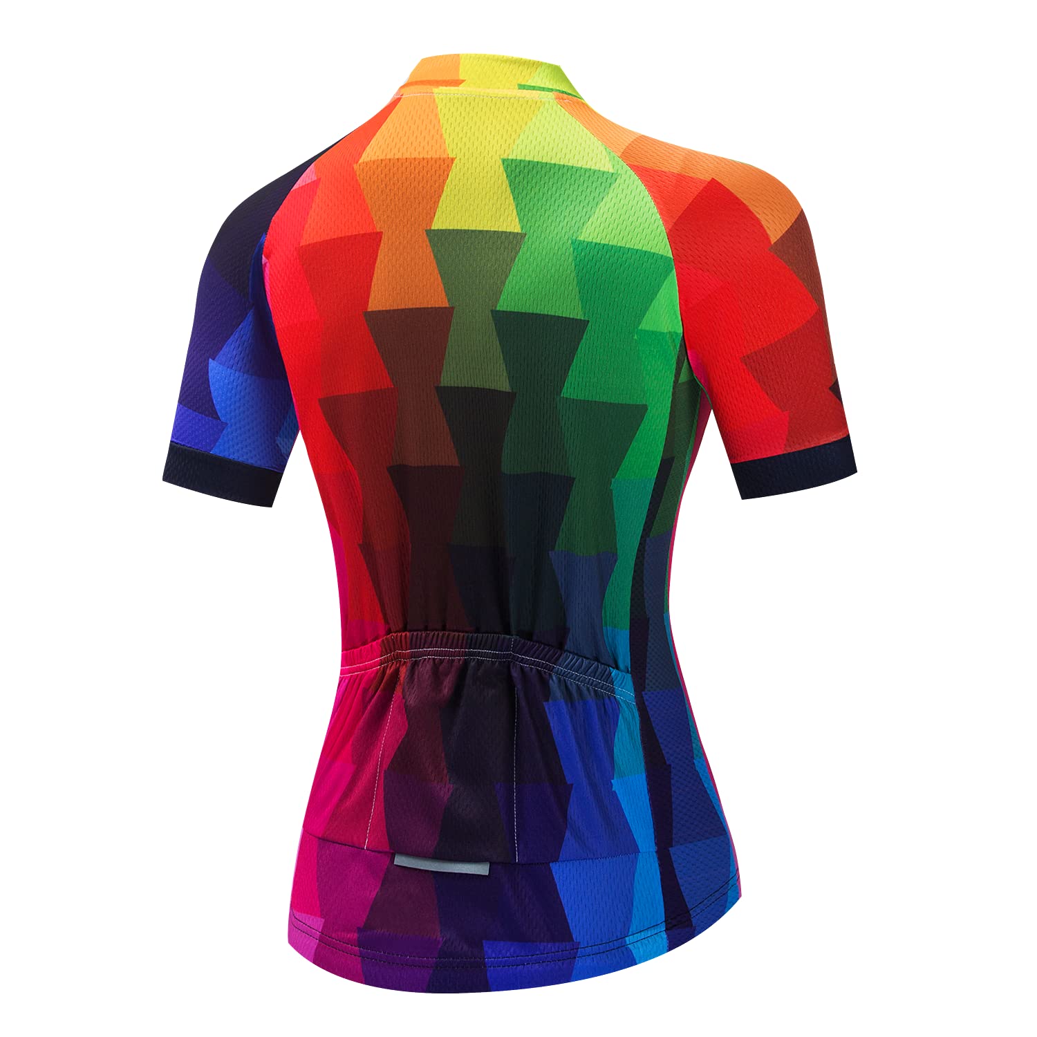 JPOJPO Women's Cycling Jersey, Short Sleeved Bike Shirt Mountain Jersey Comfortable Quick Dry Wear