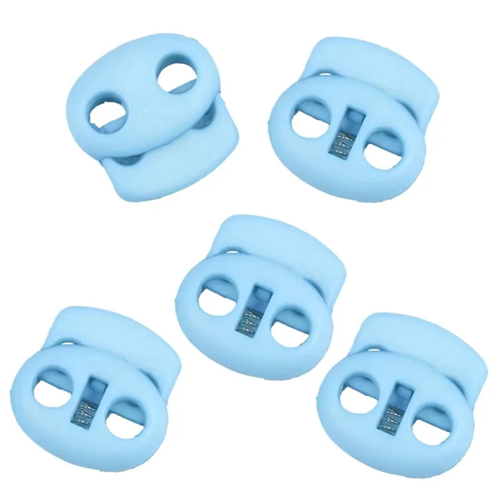 Knitting Needle Stoppers 50pcs Colorful Knitting Needle Stoppers Double Hole Needle Tip Protector Knitting and Crochet Supplies Knitting Accessories(Color10)