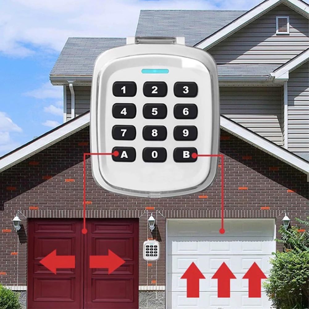 Multifrecuencia 280-868MHz 280-868MHz Puerta Llave de Puerta de Garaje Teclado Inalámbrico Código Control Remoto Abridor de Puerta ()