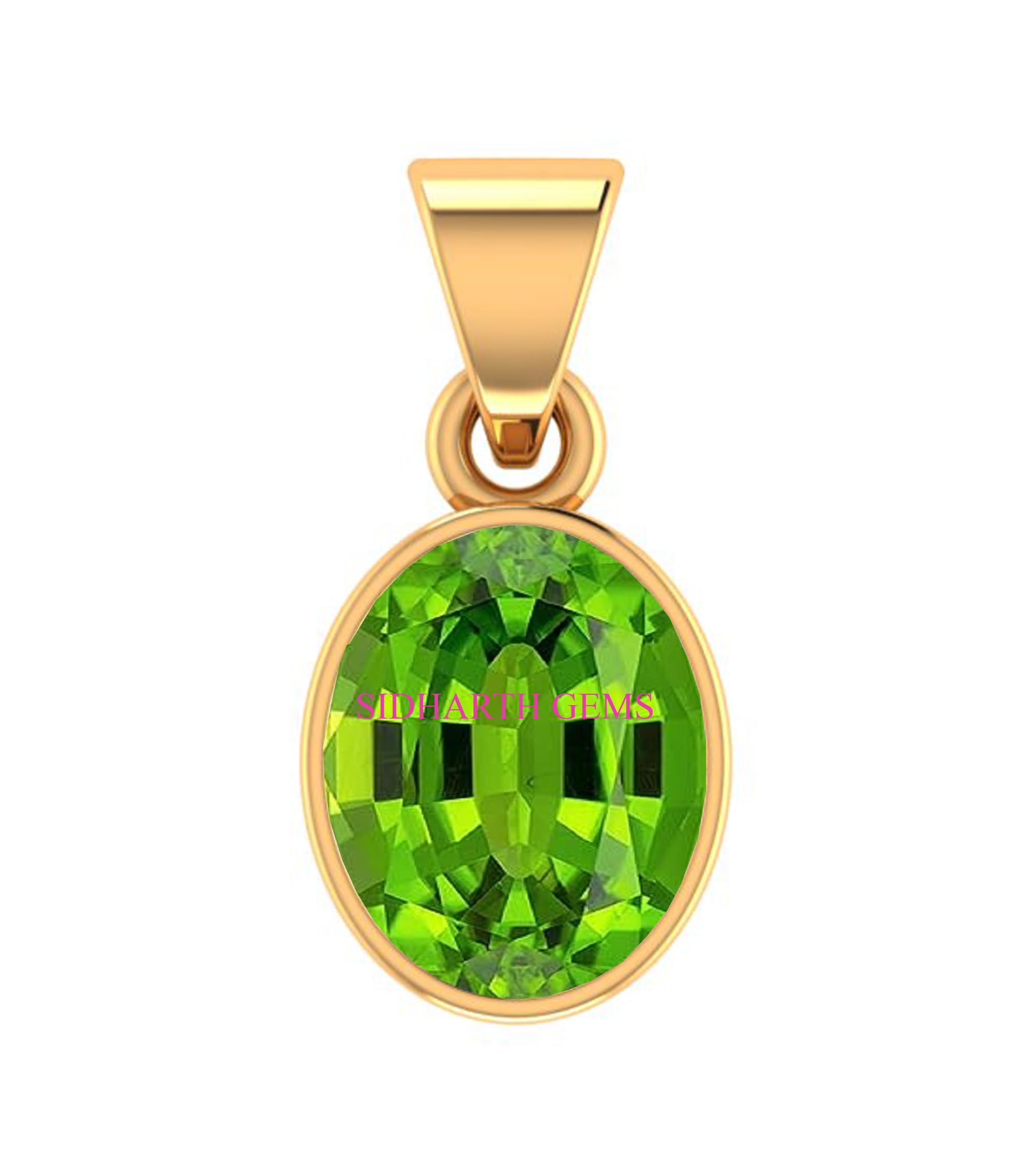 sidhgems 10.00 Crts 11.00 Ratti Natural Peridot Pendant Stone Gold Plated Locket Original Certified Gemstone Lab Tested-picture-16