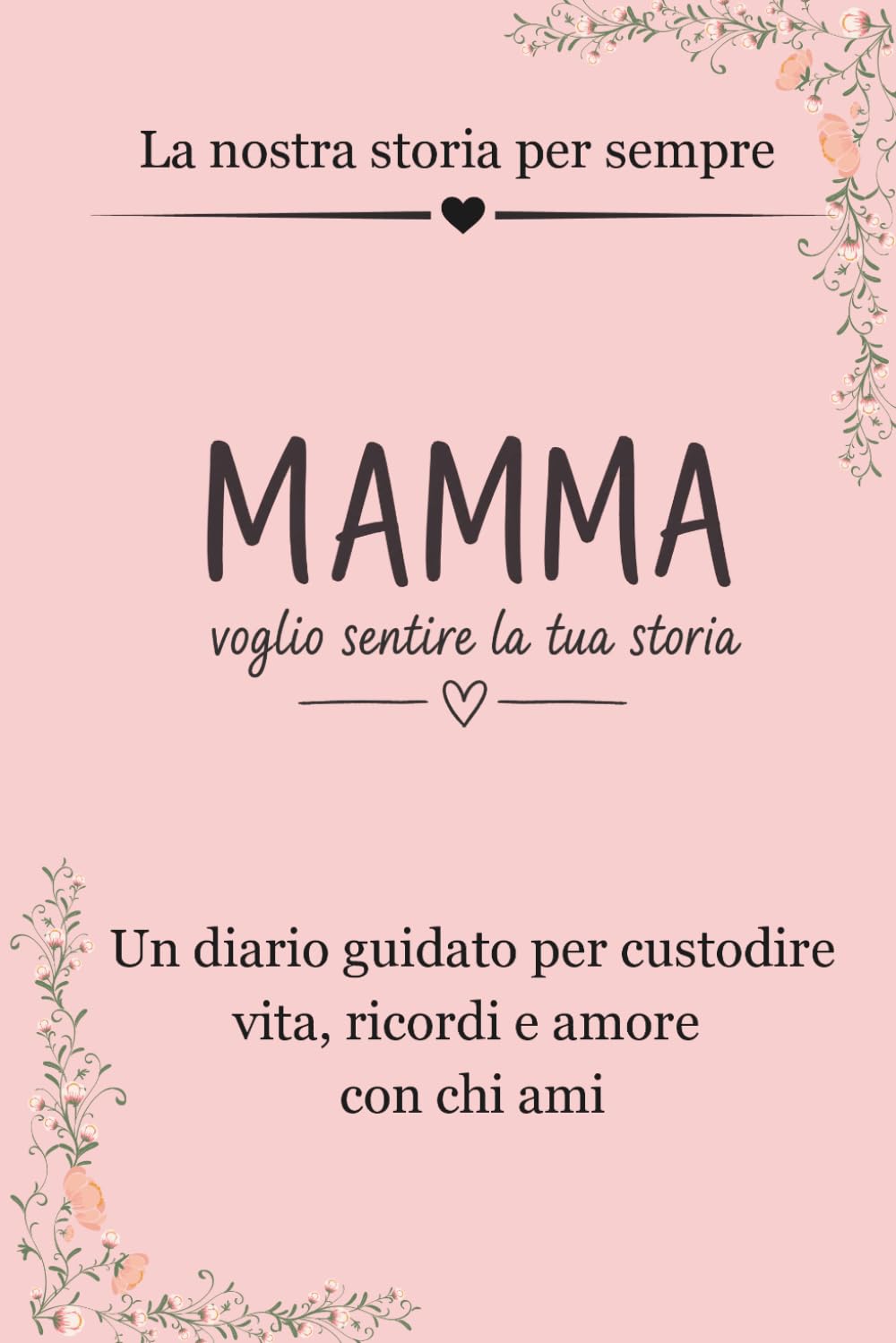 MAMMA VOGLIO SENTIRE LA TUA STORIA: Un diario guidato per custodire vita, ricordi e amore con chi ami