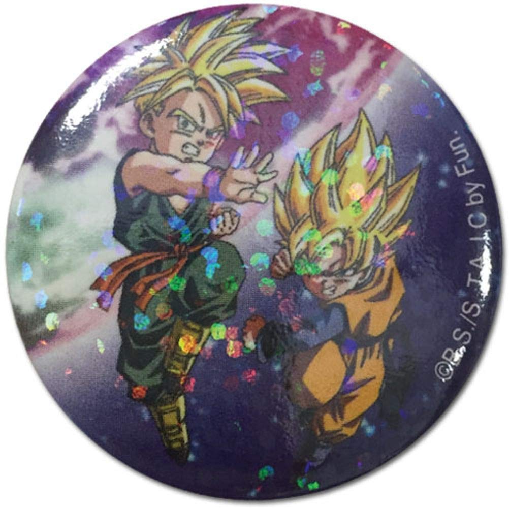 Dragonballz future trunks button ドでか缶バッジ Amazon.com: Dragon Ball Z- Ss Trunks and Goten Glitter Button