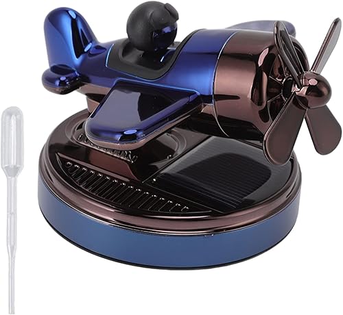 Miniatura 1 de Ambientadores de aire para automóvil, difusor de aromaterapia giratorio automático solar con forma de helicóptero, adorno de fragancia para