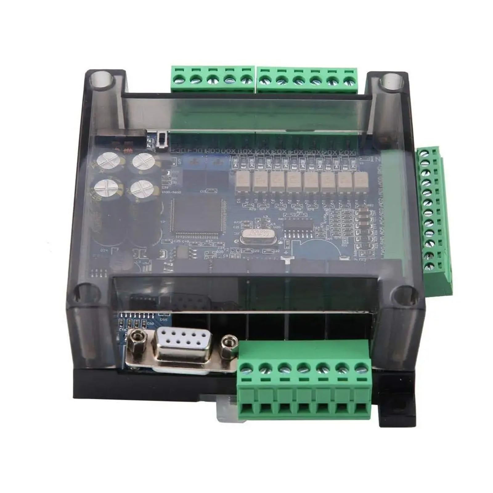PLC PLC płytka sterująca SPS A93Z FX3U-14MR PLC, przemysłowa płyta sterująca, 8 wejść, 6 wyjść, programowalne sterowanie wyjściem przekaźnikowym, sterowanie PLC 24 V