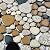 Parrotile Pebble Shower Floor Tile Bathroom Beige Wall Backsplash Mosaic Tiles (5 Sheets)