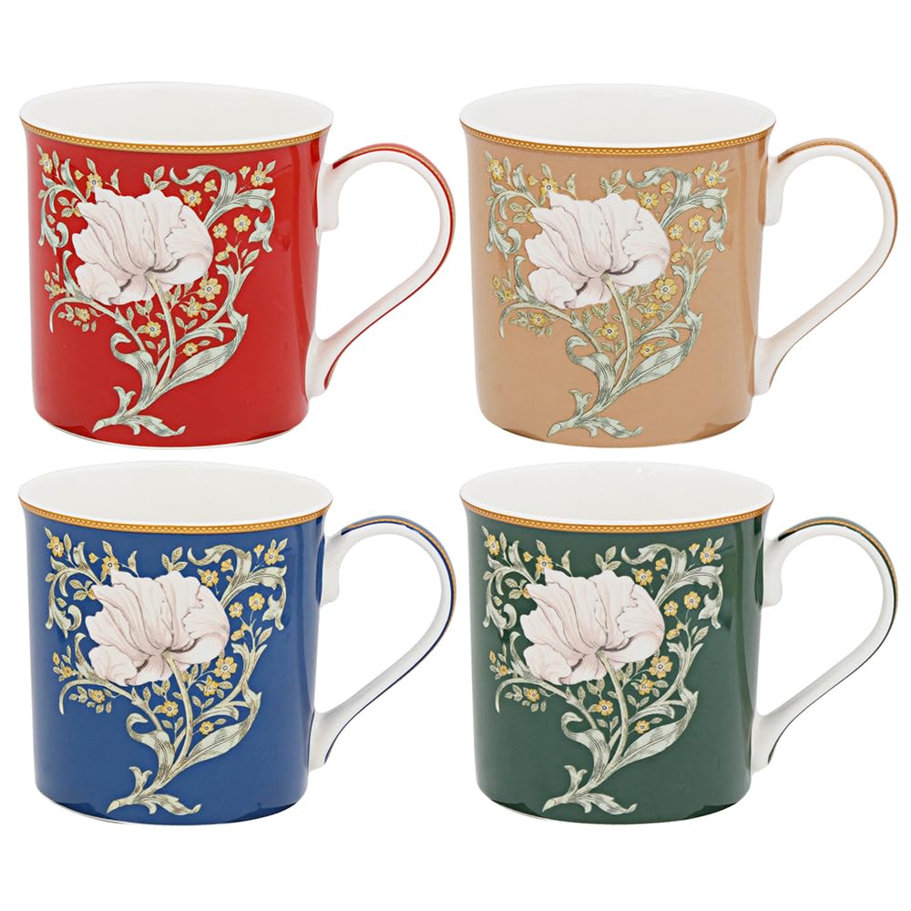 The Leonardo Collection Pimpernel Lot de 4 tasses en porcelaine fine 300 ml