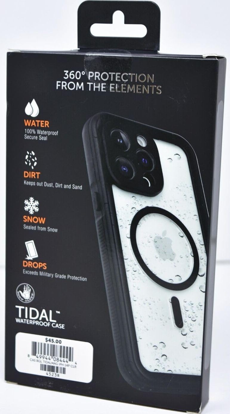 Amazon.com: Body Glove Tidal Waterproof Case with Magsafe for iPhone 14 Pro - Black/Clear : Cell Phones & Accessories Amazon.com: Body Glove Tidal Waterproof Case with Magsafe for iPhone 14 Pro - Black/Clear : Cell Phones & Accessories