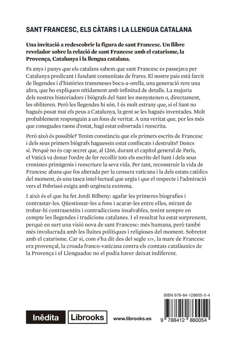 Sant Francesc, els càtars i la llengua catalana (Inèdita)