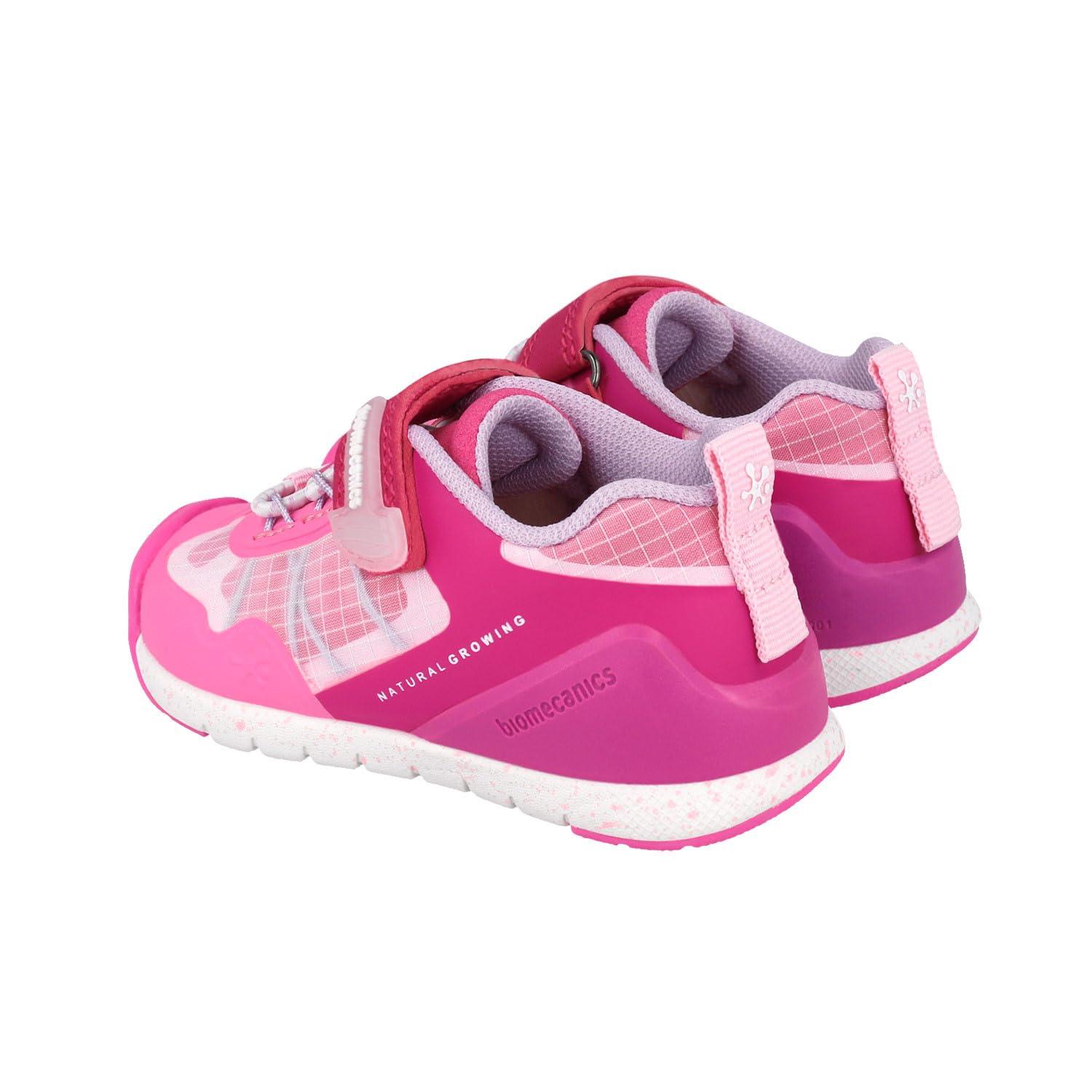 Biomecanics 251137-C | Zapatillas Deportivas Niña | Tallas 19-26 | Cierre Gancho y Bucle y Elástico | Avaladas por el IBV