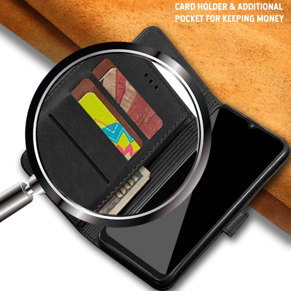 Samsung Galaxy M51 Flip Cover - Faux Leather -5