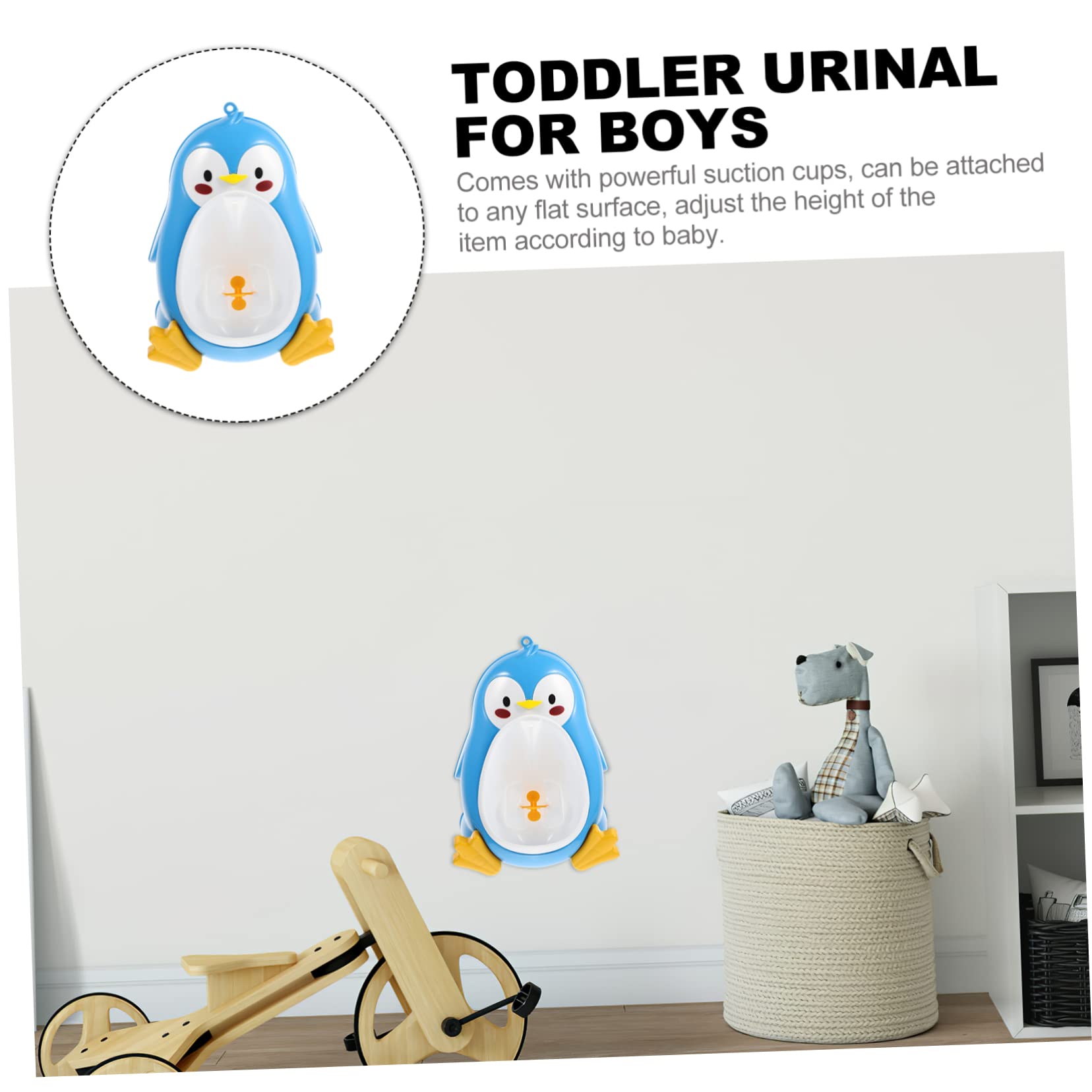 Toyvian Bebé Orinal Baño De Entrenamiento Para Ir Al Baño Objetivo De Orinar Para El Baño Orinal Orinal Entrenamiento De Orina De Bebé Urinario Pingüino Entrenador Vertical Niño