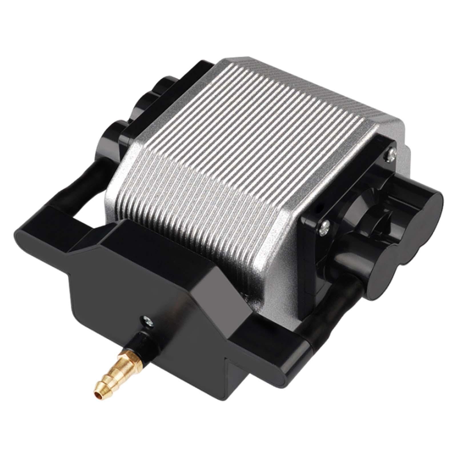 Compresor de Bomba de Aire para Acuario, Aireador Silencioso de 16 W, Compacto, /min, Mini Bomba de Aire para Peceras, Estanques Y Peceras, 24v