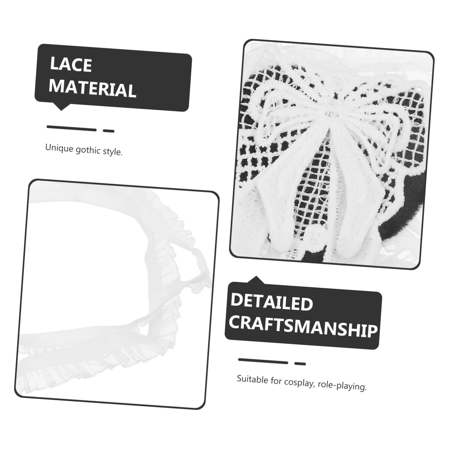 WOFASHPURET Gothic Style Eye Masquerade Party Cosplay Mysterious Half Eye