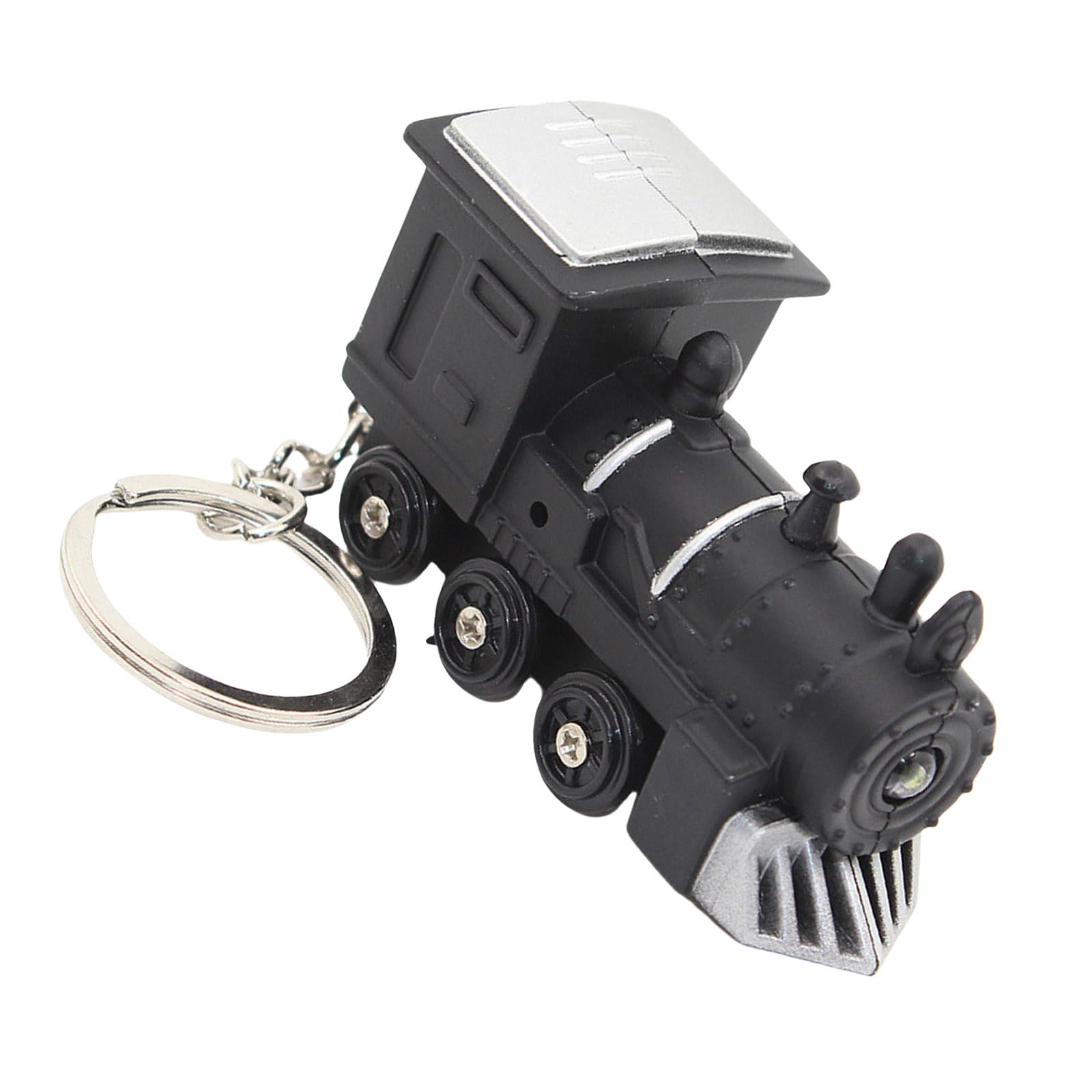 ZIDDAR Train Keychain LED Light Decorative Keychain with Sound Car Keyring Train Pendant Keyholders Hangings Ornaments Led Light Train Keyholders with Sound Bag Charm Train Car Chains