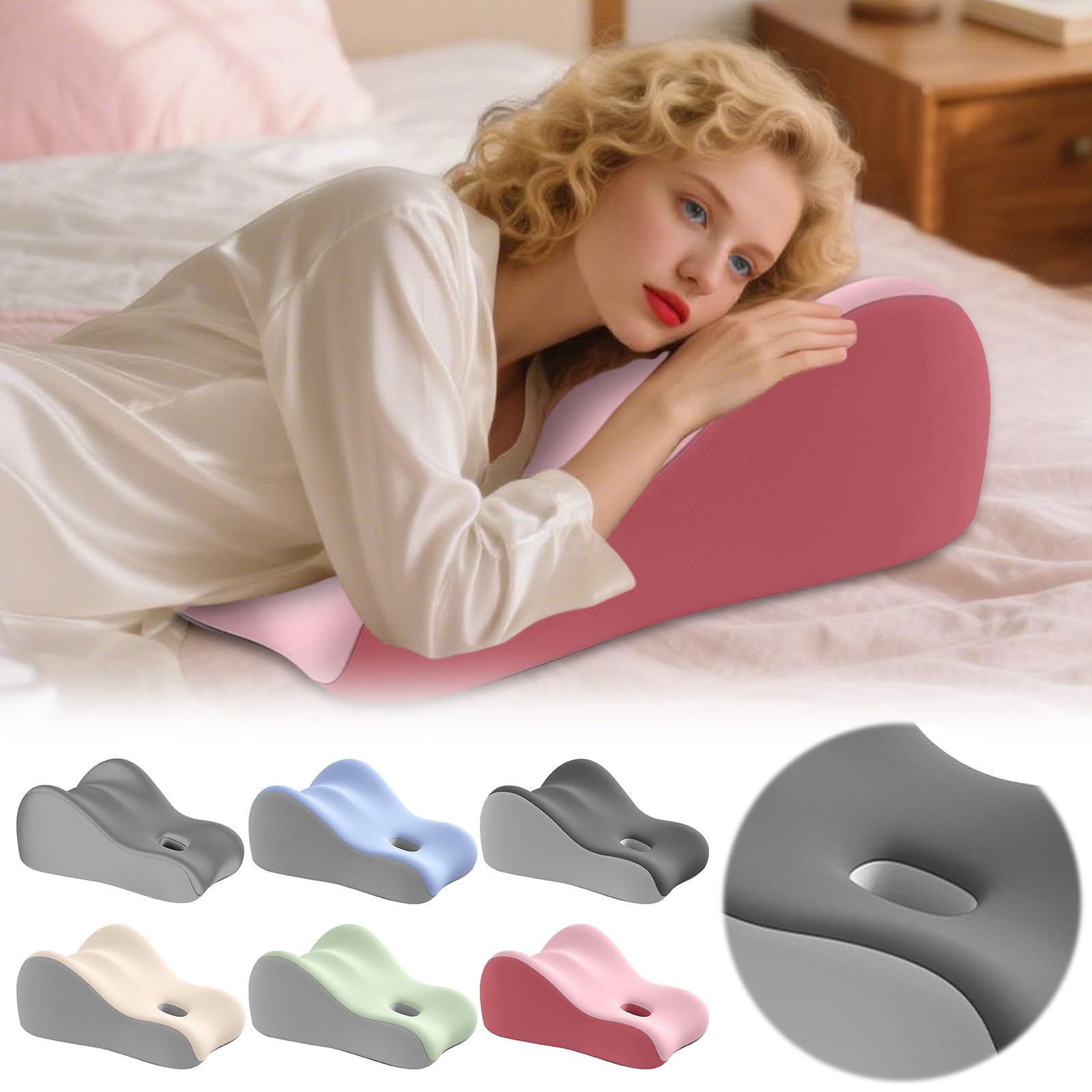 Coussin sexuel pour les couples, coussin triangulaire en mousse à mémoire de forme avec fonction de soutien ergonomique, coussin de positionnement orthopédique doux pour un positionnement optimal