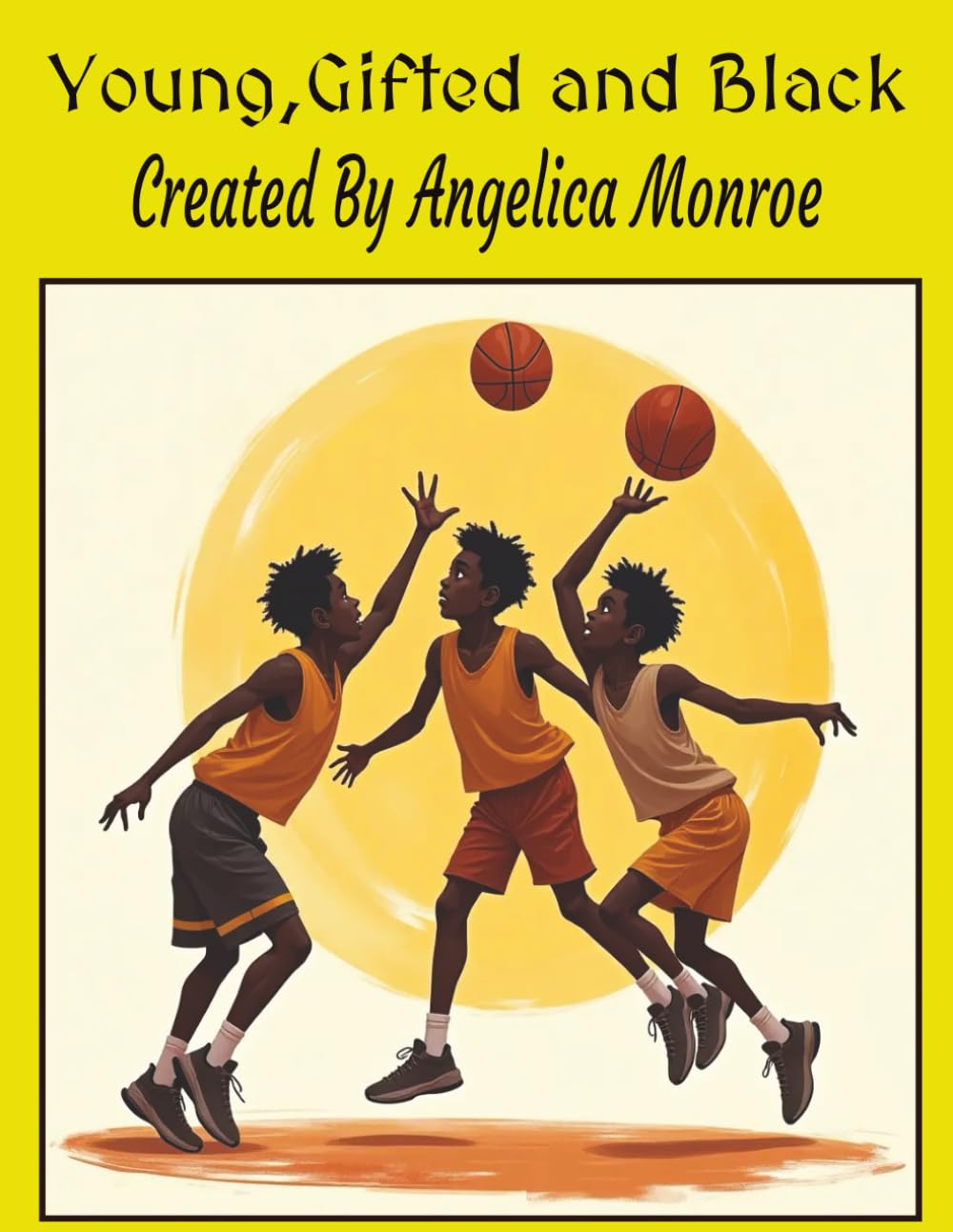 Young,Gited and Black Coloring book for African American Boys: 40 grauscale illustrations that build positive self image and love for there culture