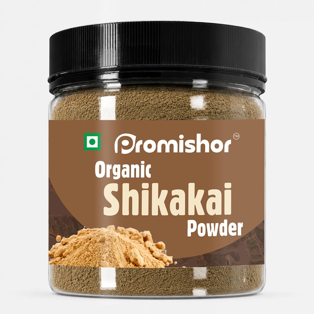 Organic Shikakai Powder | Pure Natural Shikakai Hair Care | Herbal Hair Cleanser for Soft, Strong & Shiny Hair | Chemical Free & Vegan, 100g-image-40