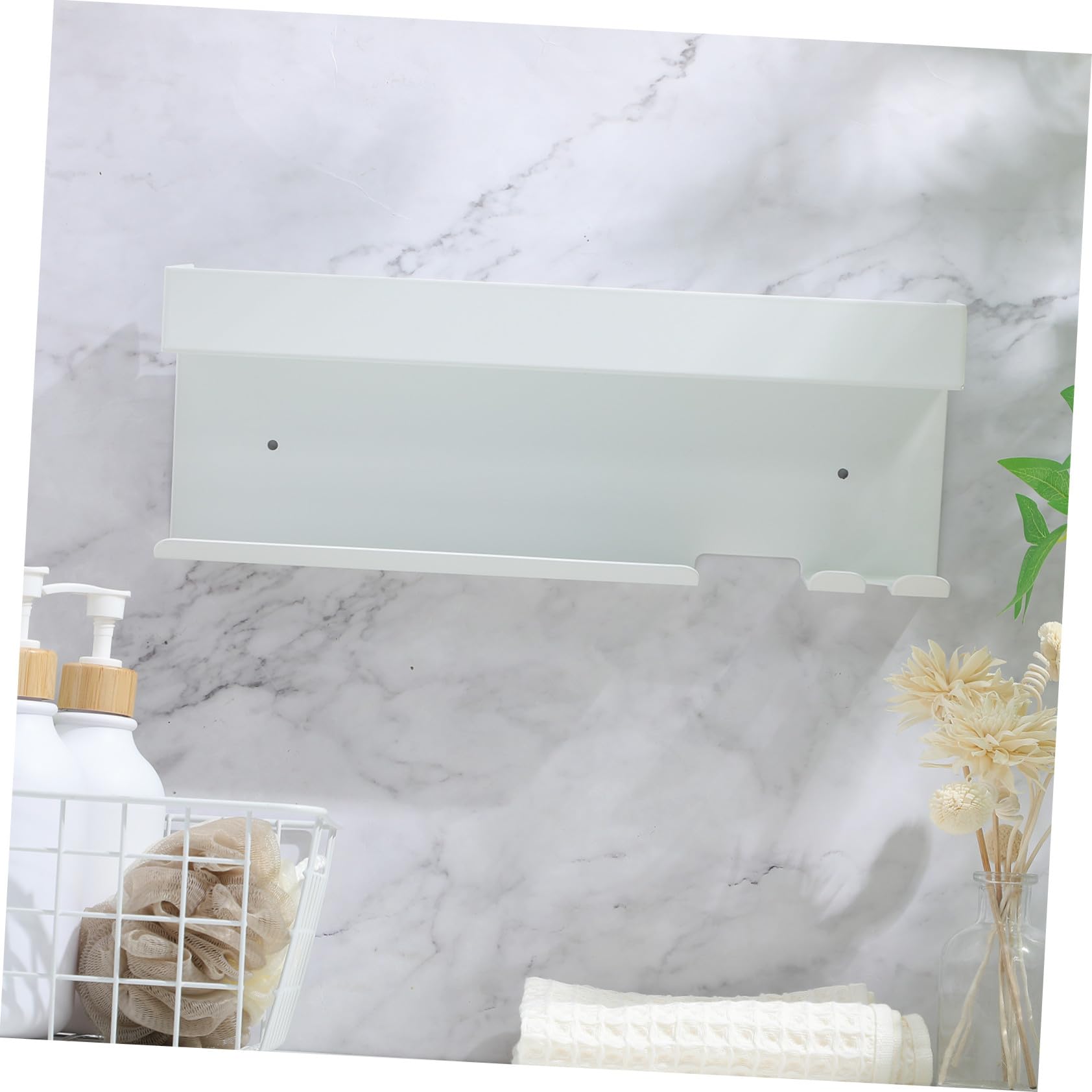 Aluminium Föhnhalterung ohne Bohren Wandhalter für Haartrockner Glätteisen und Lockenstab Hitzebeständig Platzsparend und Modern Multifunktionaler Organizer für Badezimmer