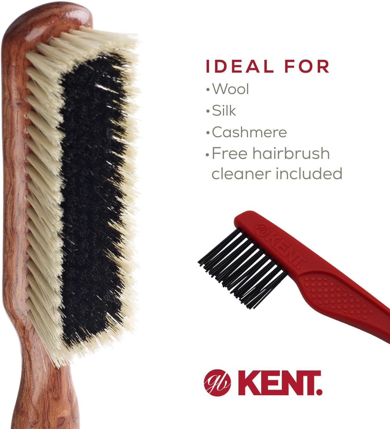 Kent Brushes Cepillo Ropa, Marrón - 70 gr.