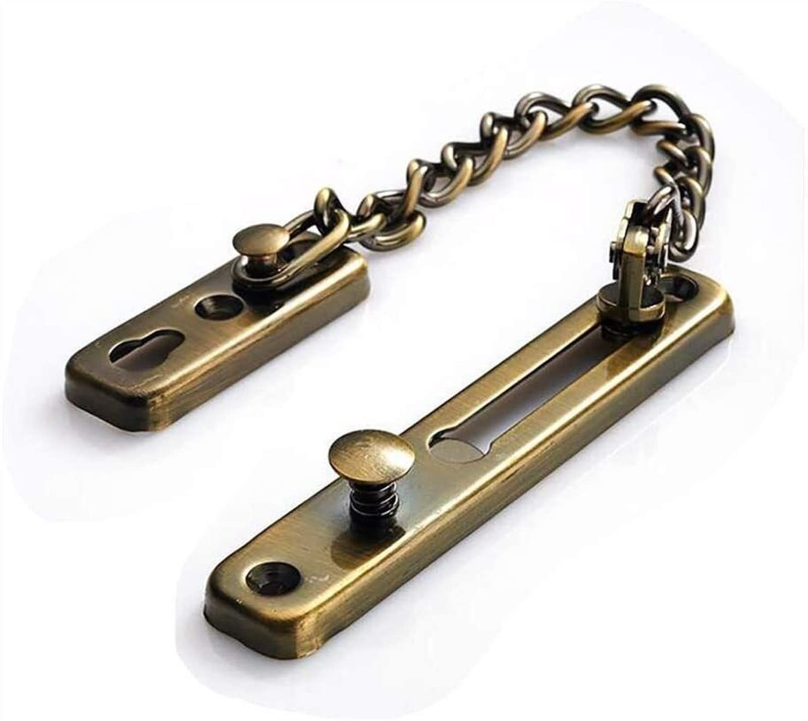 NVSFZGIYG Door Chain Lock, Safe Buckle,Latch Safety Limiter,Stainless Steel Bolt Anti-Theft Hasp