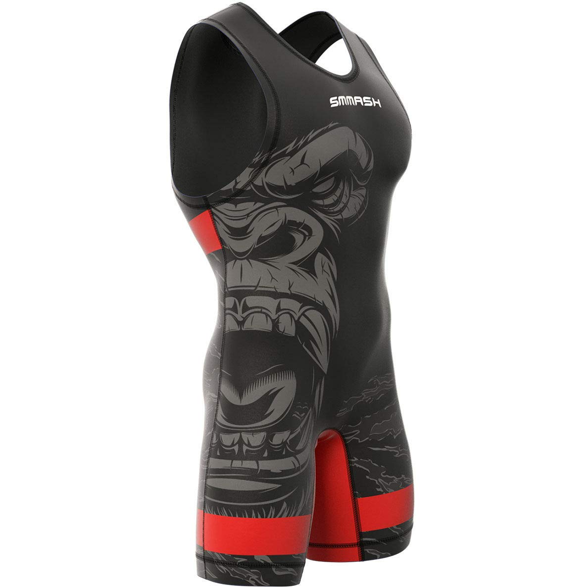SMMASH Professionali Wrestling Singlet Ragazzo, Body con Elastico per Boy con all'Apertura della Gamba, Traspirante e Leggero, Materiale Antibatterico, Prodotto nell'Unione Europea