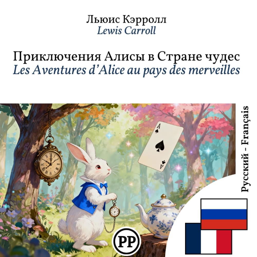 Les Aventures d’Alice au pays des merveilles: Édition bilingue ligne à ligne russe–français