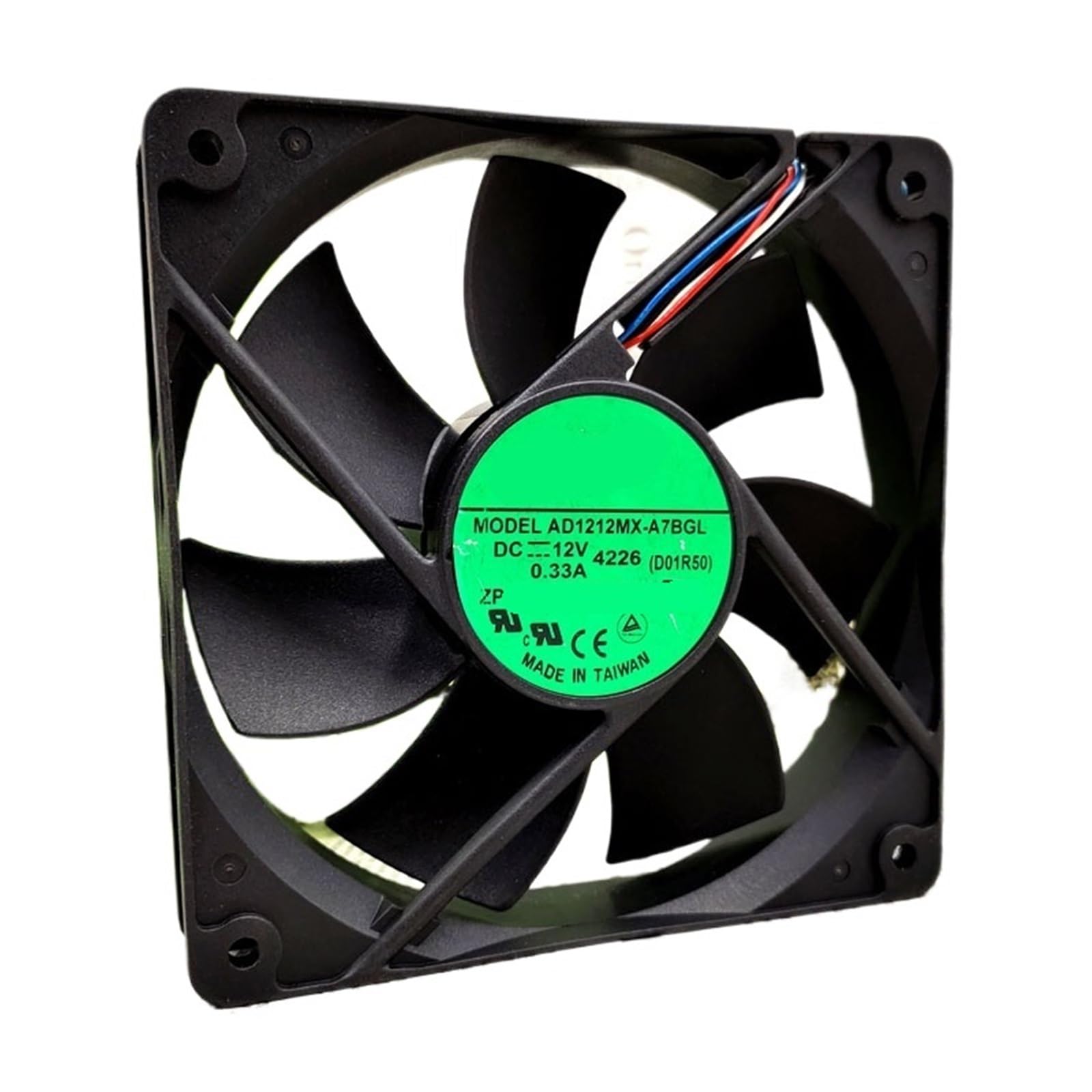 MGIMGFKZD AD1212MX-A7BGL 12V 0.33A 4wires 12025 120 * 120 * 25mm 12cm Cooling Fan