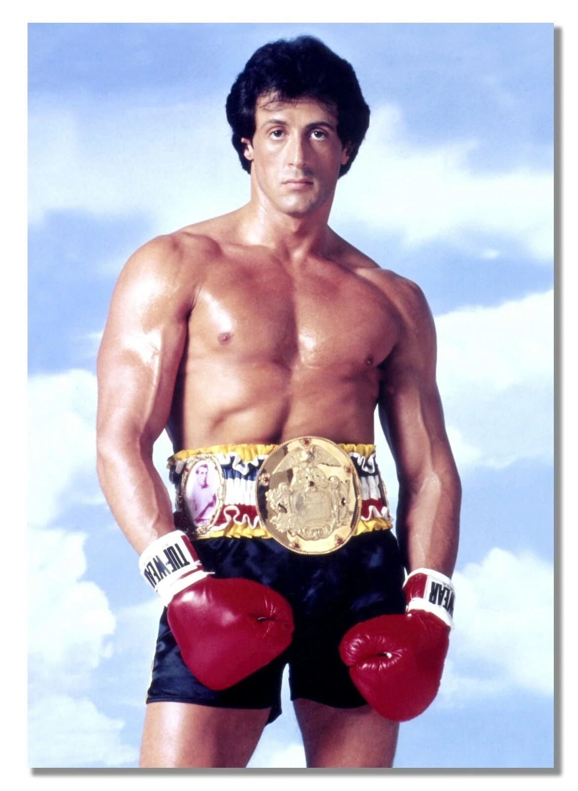 Salopian Sales Earthy Tones, Metallics Rocky Balboa 8 - Motivation - Boxing - Greatest Glory Quote - A3 Poster