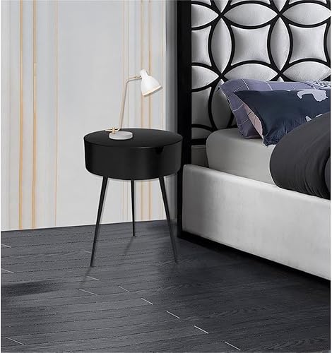 Miniatura 2 de Meridian Furniture Bali Collection Modern | Mesita de noche contemporánea de metal duradero, 16 pulgadas de ancho x 16 pulgadas de profundidad x 23