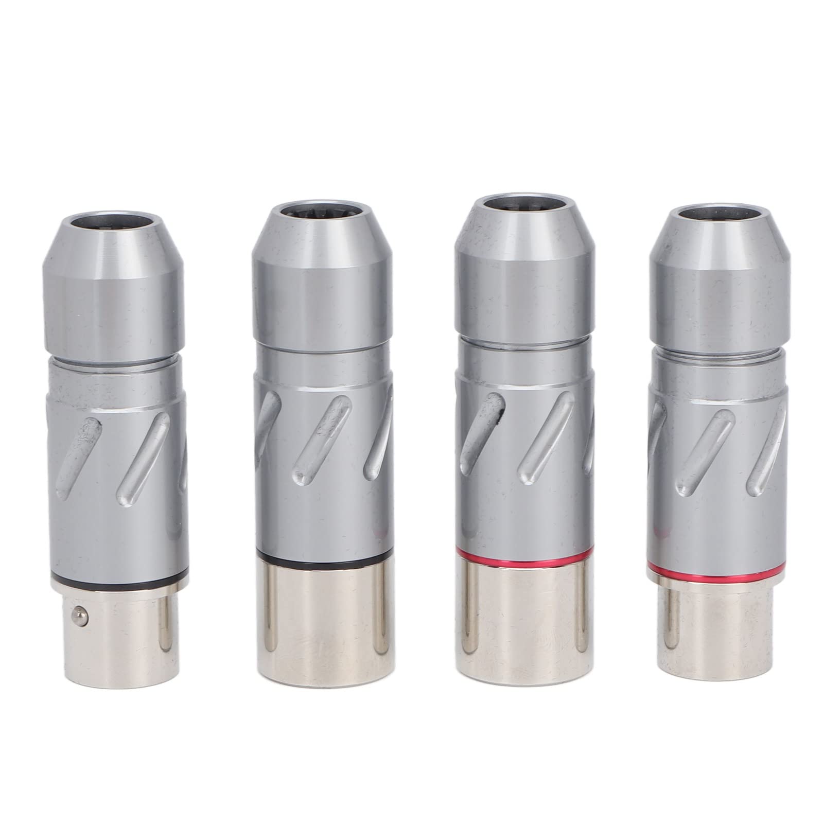 Cocoarm 3 Pin XLR Adapter, 4 Pack Pure Copper Plated
