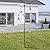 93 Inch Metal Bird Feeding Station Kit with 4 Hooks, Mesh Tray, Suet Cage and Water Bowl Birdbath, Heavy Duty Iron Bird Feeder Pole for Backyard, Garden, Patio for Attracting Wild Birds