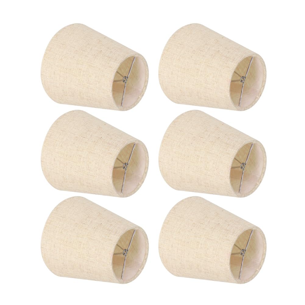 Joyzan Mini Lamp Shades, for Chandeliers Farmhouse Small Lamp Shade