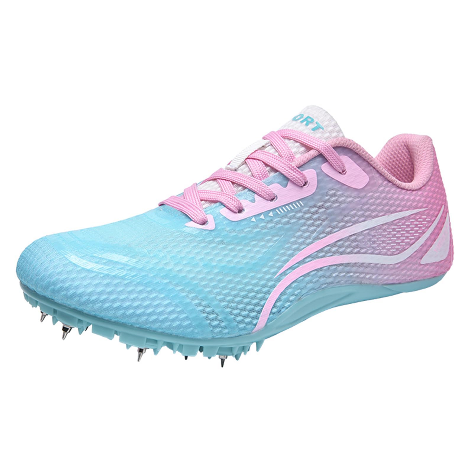 Chaussures De Course À Pointes Chaussures D'athlétisme Hommes Femmes Sprint Saut Course Baskets pour Enfants