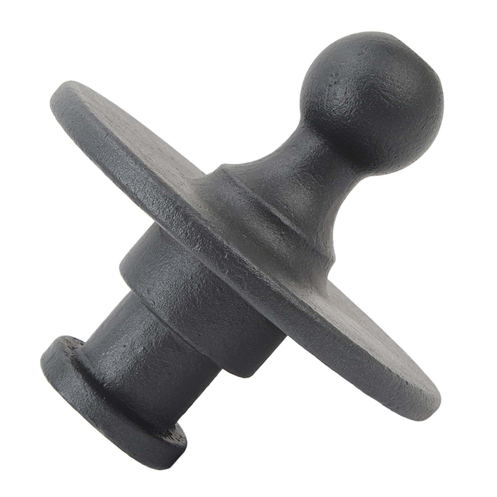 CHICIRIS Adapter Siodła Kingpin do Gęsiej Szyi, Kuta Stal Hartowana do Adaptera Gęsiej Szyi z 2-calowym Sworzniem Kingpin, Kulka 2 5 16 Cali, 30000 Funtów Siodła Przyczepy Ciągnika