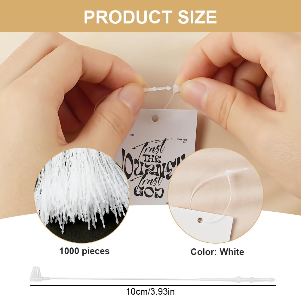 Etichette di Sicurezza in Plastica Trasparente Flintronic 10cm Bianco