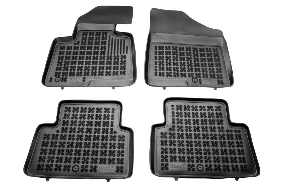 Element Tappetini Gomma Antiscivolo Per Hyundai Santa Fe (dal 2012) – Set Da 4 Pezzi – Premium Personalizzati – Facili Da Pulire - 2