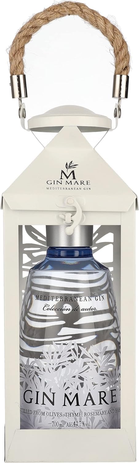 Gin Mare Mediterranean Gin 700 ml – Premium Gin Latern Pack. Summer Edition. 42,7% vol