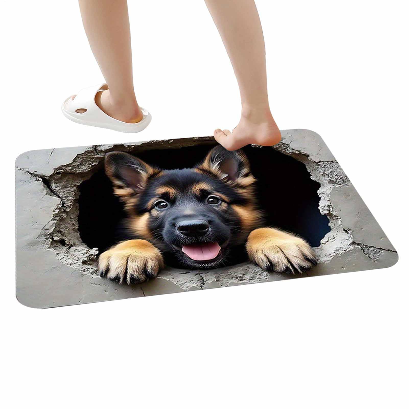 Tapis 3D illusion optique pour salon et couloir ambiance Halloween