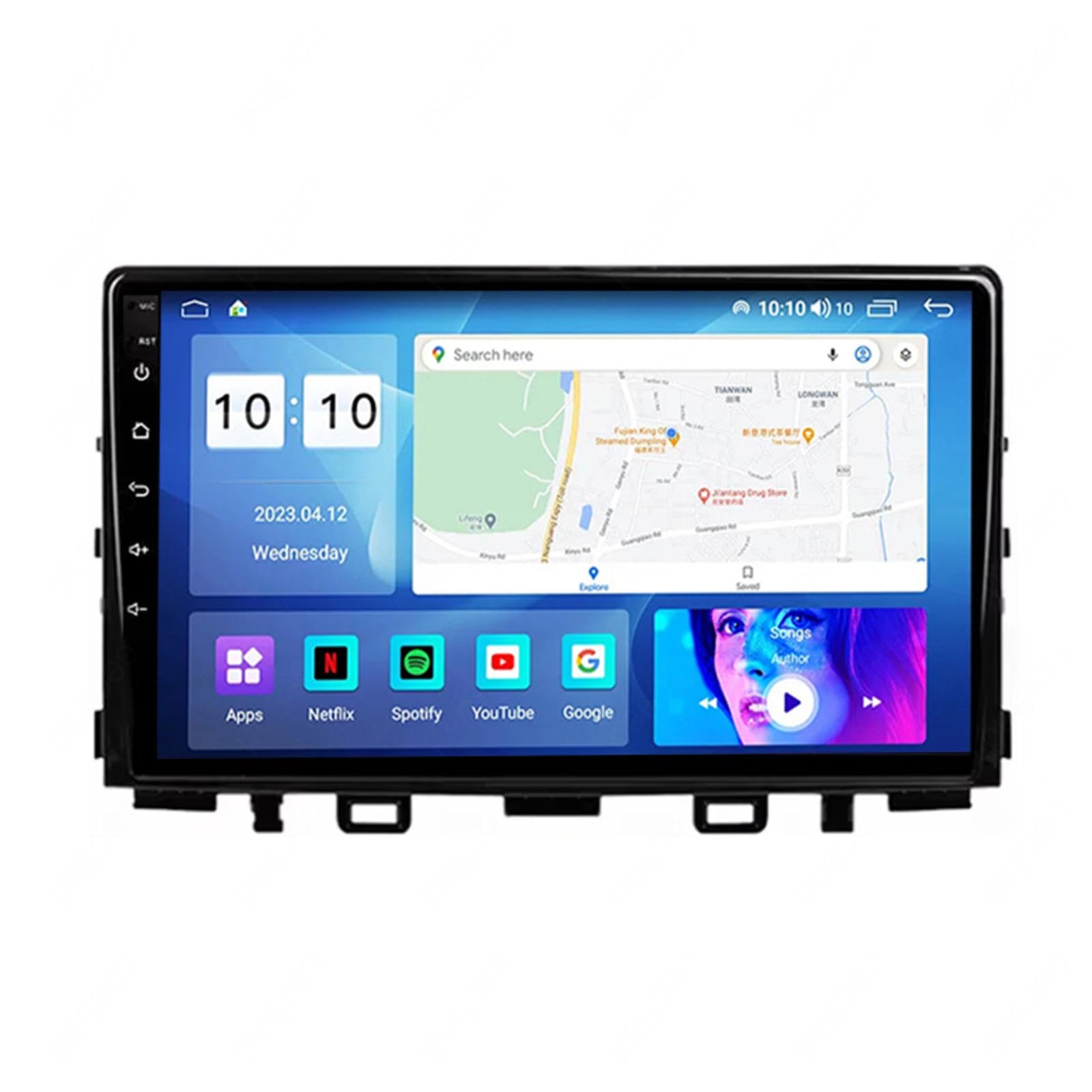 Android 15 Autoradio 9" Touchscreen Stereo Auto Per Kia stonic 2017-2022 Plug-and-play Con Bluetooth Navigatore Gps Collegamento Specchio Comandi Al Volante Wifi 4g Dual Usb,M105