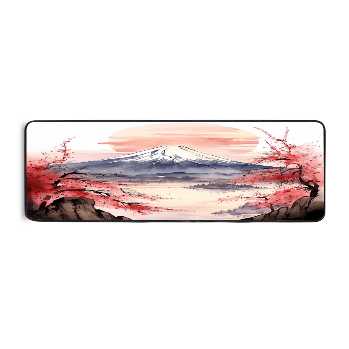 Tapis de cuisine japonais doux et absorbant 183 cm pour maison zen