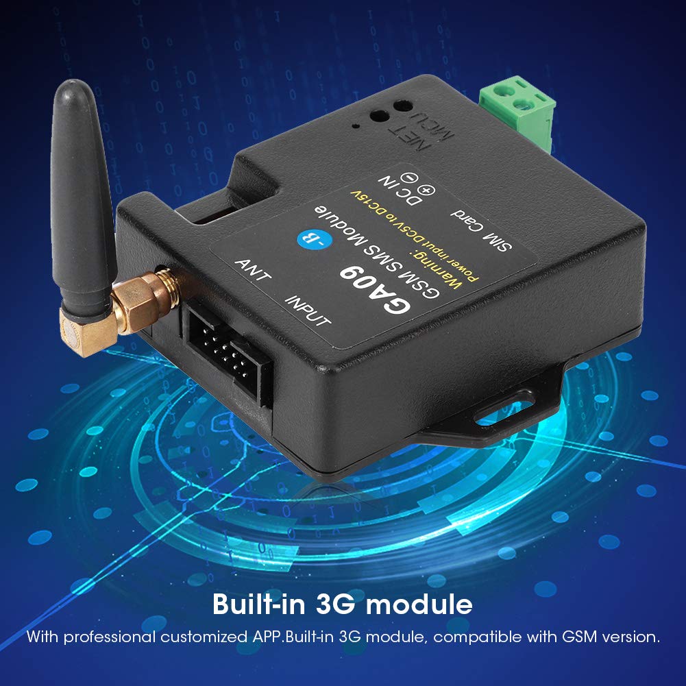 de Alarma gsm, Alarma SMS 3G, Mini Alarma gsm de 8 Canales, de Seguridad para el Hogar, Soporte de Frecuencia UMTS/gsm/Edge, para Control de Aplicaciones (Versión de EE. UU.)