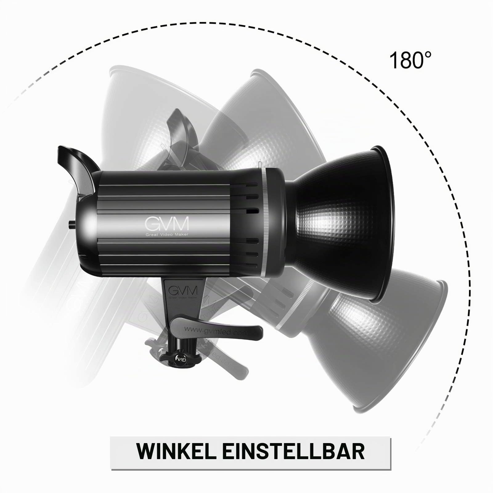 GVM 100W LED Videoleuchte mit Latern Softbox, 3200K-5600K Bi-Color COB Studiolicht, 40000lux/0.5m Fotografie Dauerlicht für Foto Studio Video YouTube Streaming Film Licht CRI97+ APP-Steuerung