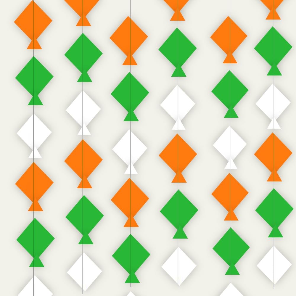 Patang Shape Bunting for Home Deocration,Birthday Decoraion, Event Decoration Etc Pack of 4