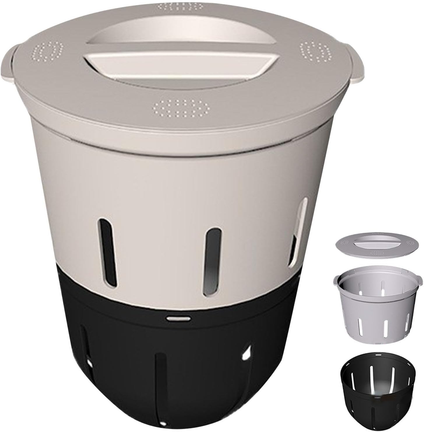 In Ground Worm Composter - 3.3 Gallons Outdoor Vermicomposting,Kitchen Waste Decomposer,for Growers Homeowners Homesteaders Beginners Backyard School Projects Farm Lawn Courtyard