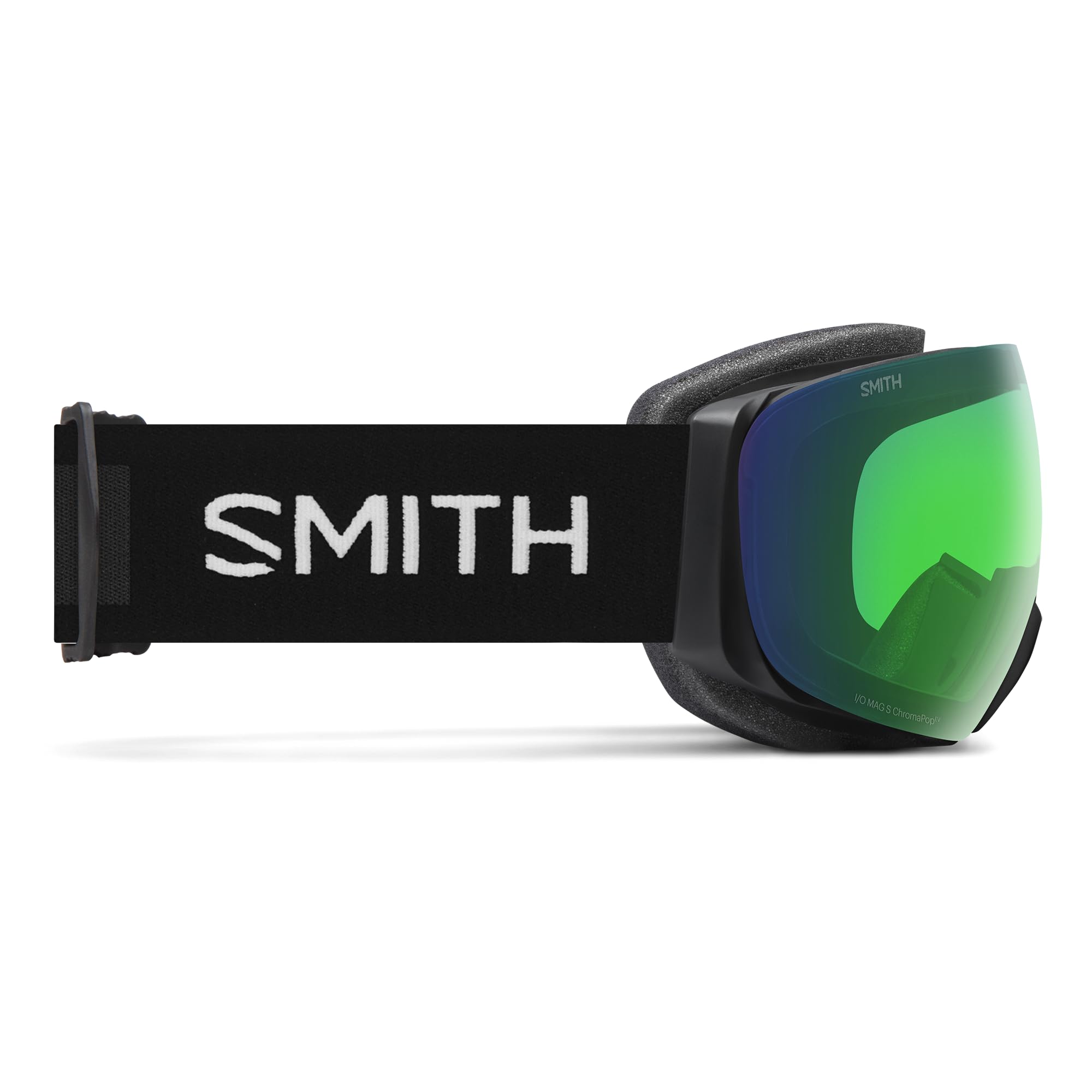 Smith I/O MAG S - Maschera da neve (nero, specchio verde ChromaPop Everyday + lente bonus)