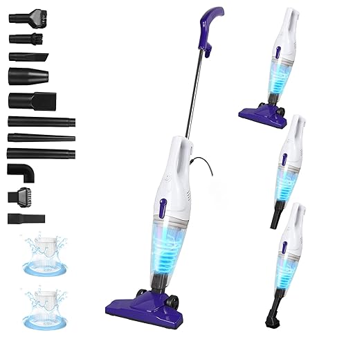 Intercleaner Corded Vacuum Cleaner, 15KPa Powerful Suction with 400W Motor,